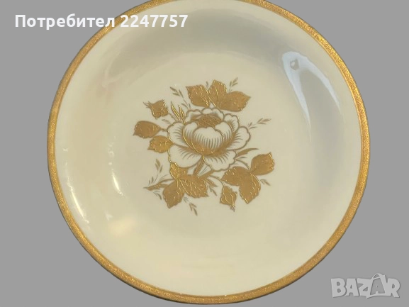 Плато JL Menau с злато, снимка 1