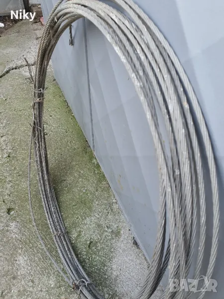 Алуминиев кабел 10м. 7мм., снимка 1
