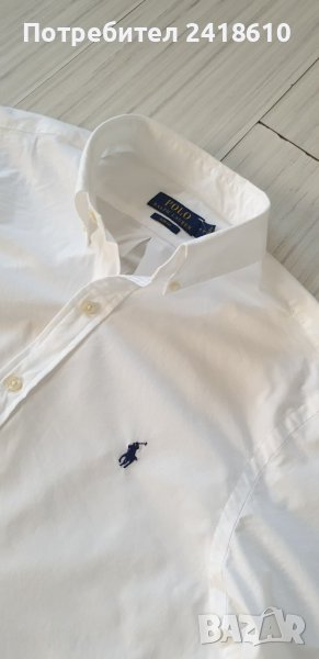 POLO Ralph Lauren Slim Fit Cotton Mens Size M ОРИГИНАЛ! НОВО! Мъжка Риза!, снимка 1