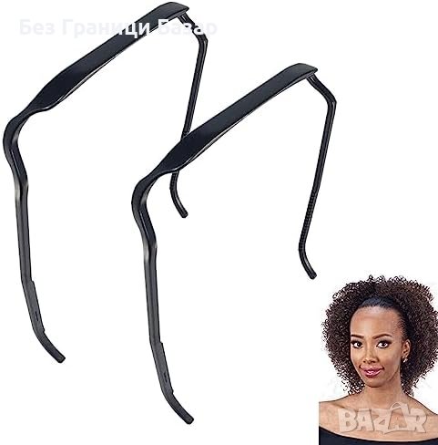 Нов комплект от 2 броя Ленти Квадратни за Къдрава и Гъста Коса, снимка 1