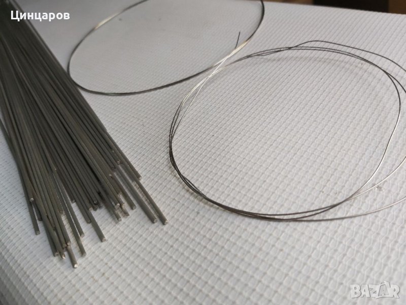 Титан тел и пръти за заваряване от 0.6мм. до 12x1000мм., снимка 1