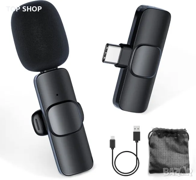 Безжичен микрофон Moman CP1 2,4 GHz, снимка 1