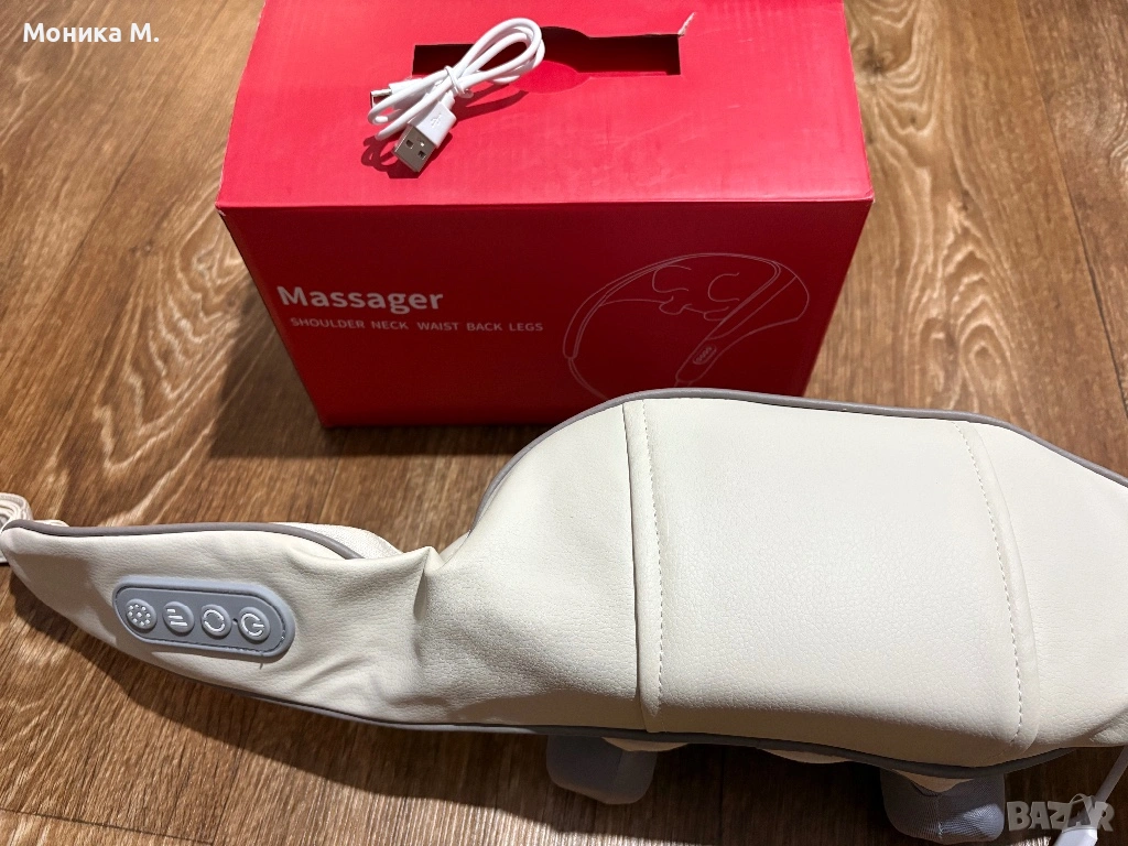 Електрически масажор за врат, гръб и рамене, снимка 1