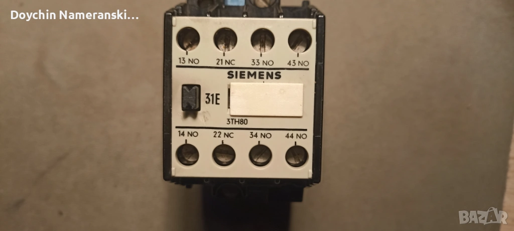 Контактор Siemens  3TH8031-0A, снимка 1