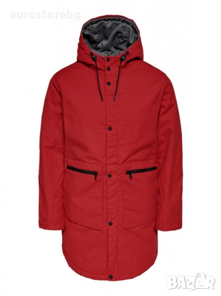 (-40%) Мъжко яке тип парка с качулка ONLY & SONS, снимка 1