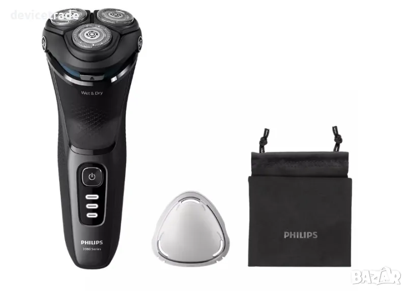 Самобръсначка Philips Shaver Series 3000 S3244/12, Мокро и сухо бръснене, снимка 1