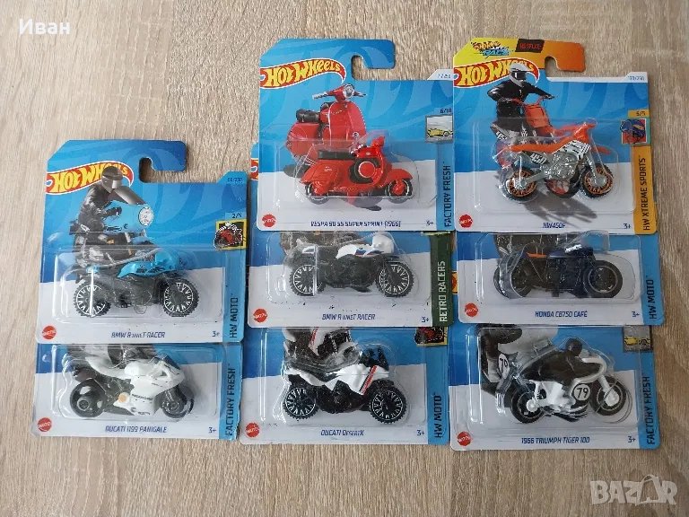 мотори hot wheels 1:64, снимка 1
