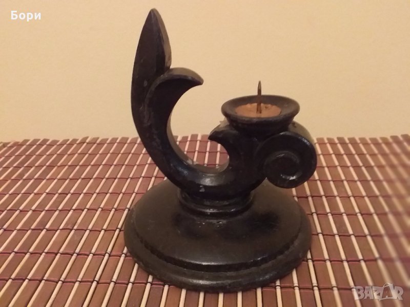 Свещник от дърво, снимка 1