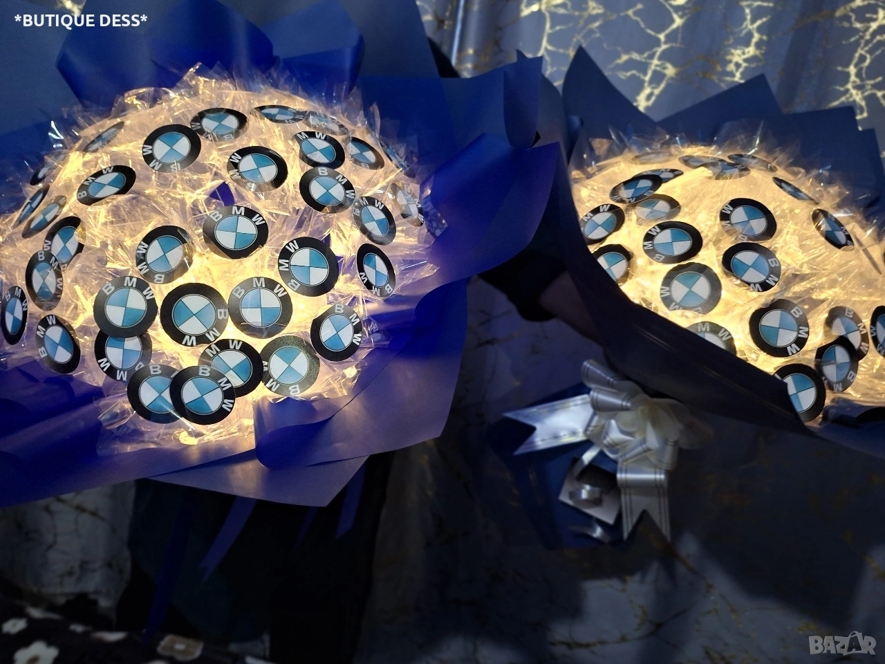 Светещ букет "BMW", снимка 1