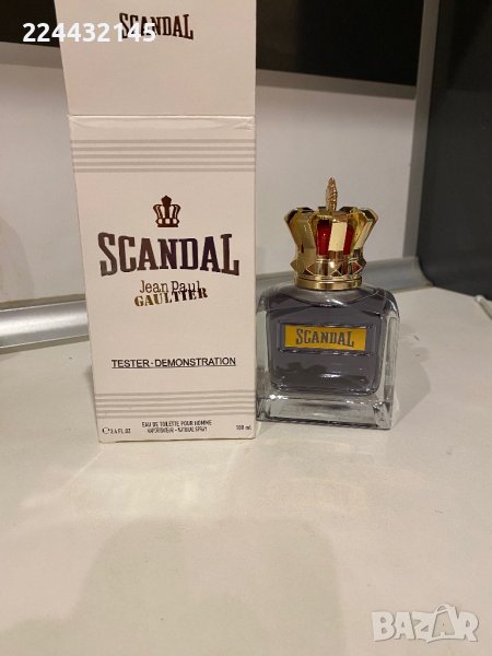 Jean Paul Gaultier Scandal pour Homme EDT 100ml Парфюм Tester , снимка 1