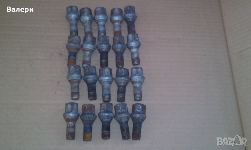 комплект 20 бр. болтове за метални джанти за Фиат Скудо, снимка 1