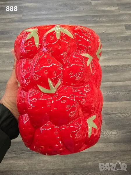 саксии кашпи и свещници ягоди и лимони, снимка 1