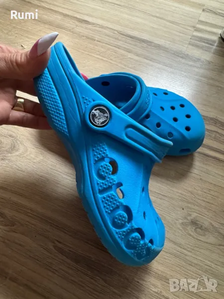 Оригинални юношески сини  чехли Crocs ! 33-34 н, снимка 1