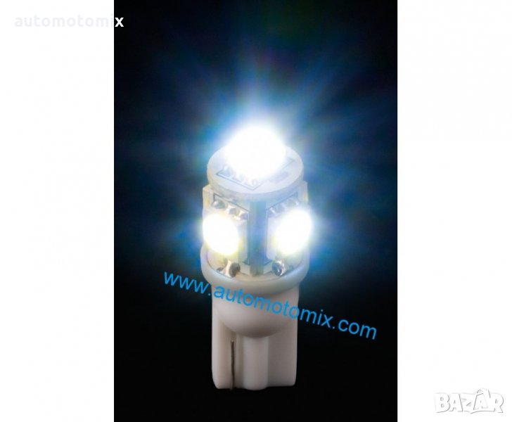 ДИОДНИ КРУШКИ 5LED - БЕЗ ЦОКЪЛ, снимка 1