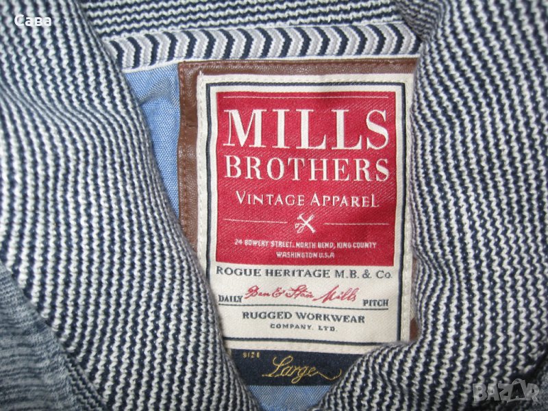 Ватирана блуза MILLS BROS.  мъжка,Л, снимка 1