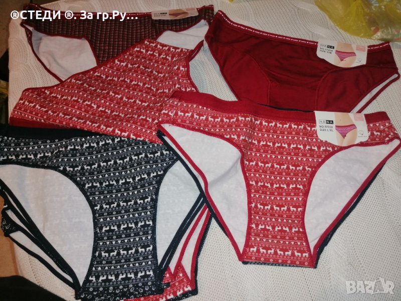 Дамско бельо, бикини по 3 бр в комплект , снимка 1