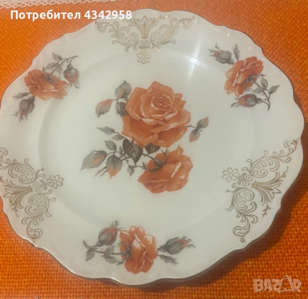 Schumann.1960-1970г. Порцеланова чиния. , снимка 1