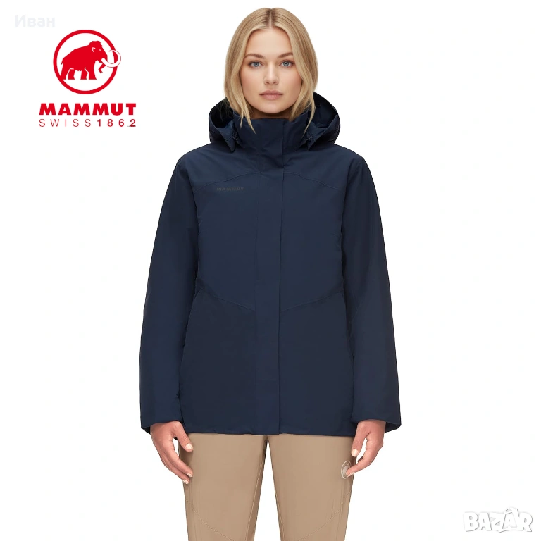 Ново дамско яке 3 в 1 MAMMUT мембрана DRYtechnology Pertex водоустойчиво, снимка 1