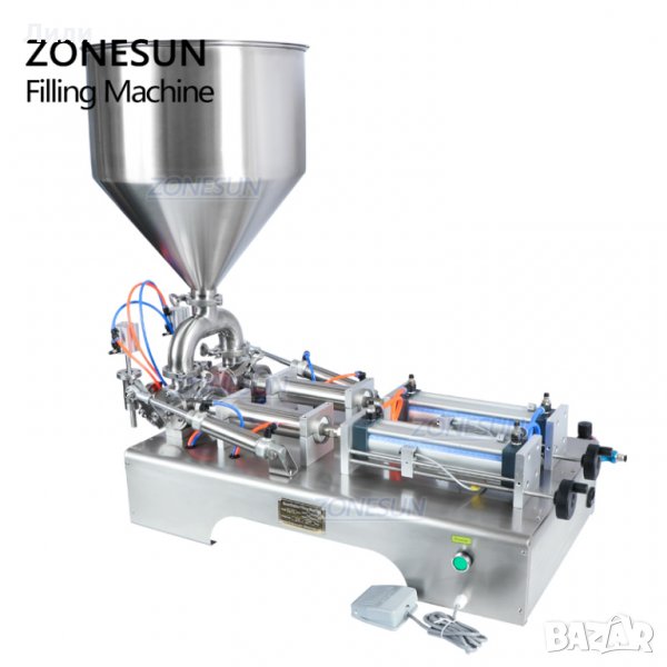 Пълначно-дозираща машина за гъсти смеси с 2 игли, 90-1000 мл, снимка 1