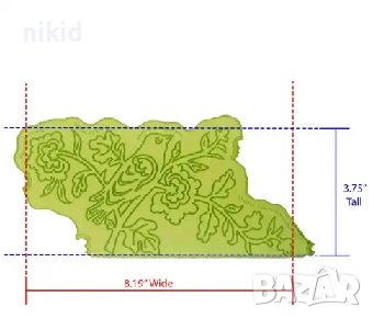 Птица птичка врабче на клон с цветя контур съединяващ силиконов молд форма дантела фондан шоколад, снимка 1
