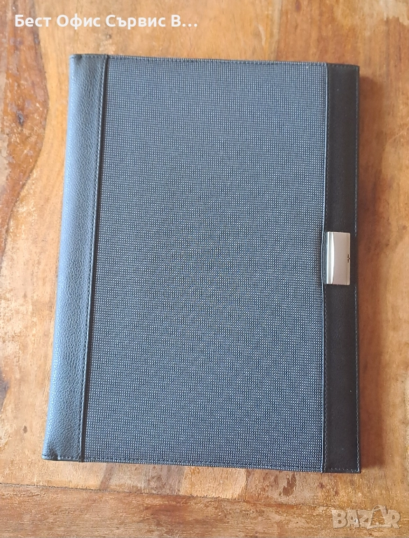 папка луксозна за документи черна Марксман Marksman Размер А4, снимка 1