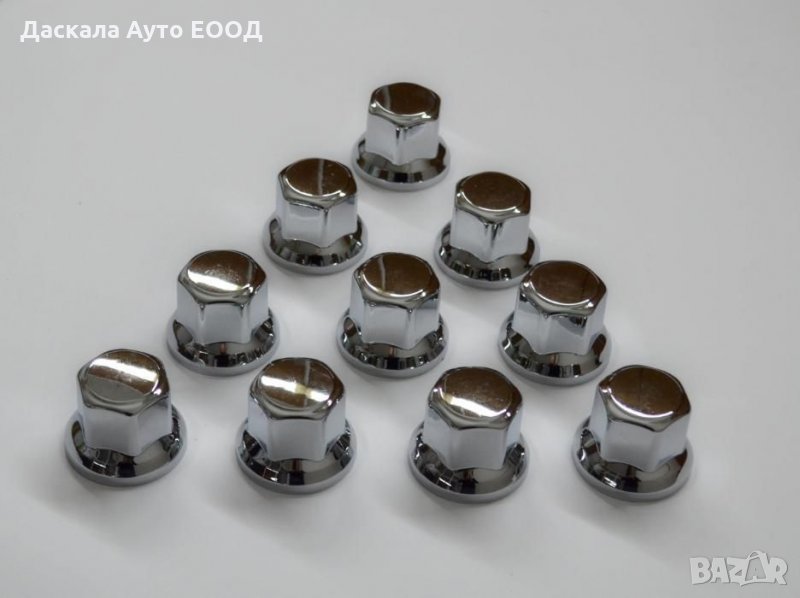 Хромирани капачки за болтове за джанти на камиони 30мм , 32мм , 33мм, снимка 1