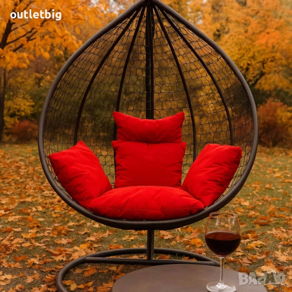 Люлка градинска висяща люлка тип гнездо,яйце–Промоция!, снимка 1