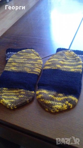 Вълнени плетени чорапи, снимка 1