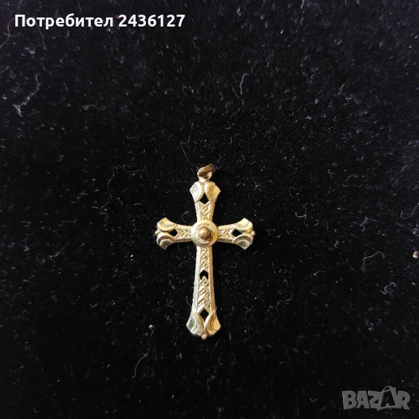 Позлатено кръстче, снимка 1