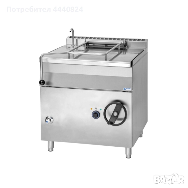 Професионален електрически тиган с накланяне – 50 литра, снимка 1