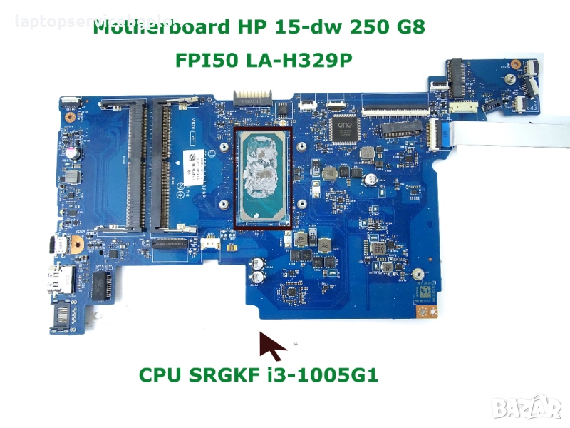 HP 15-DW 250 G8 Дънна платка FPI50 LA-H329Pi3 i3-1005G1, снимка 1