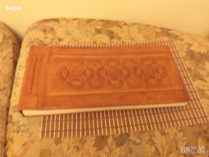 Албум за снимки 35 листа кожени корици, снимка 1