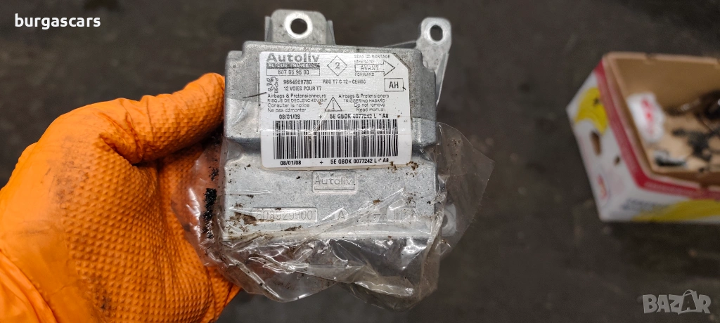 Централа Airbag 9664909780 Peugeot 308 , снимка 1