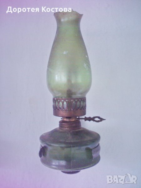 Стара газова лампа за стена, снимка 1