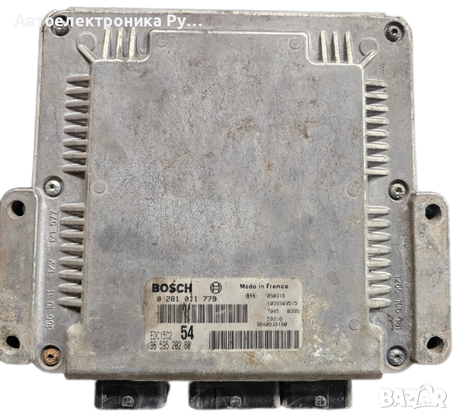 PEUGEOT 807 CITROEN C8 ECU компютър двигател 0281011779 , 9659520280, снимка 1
