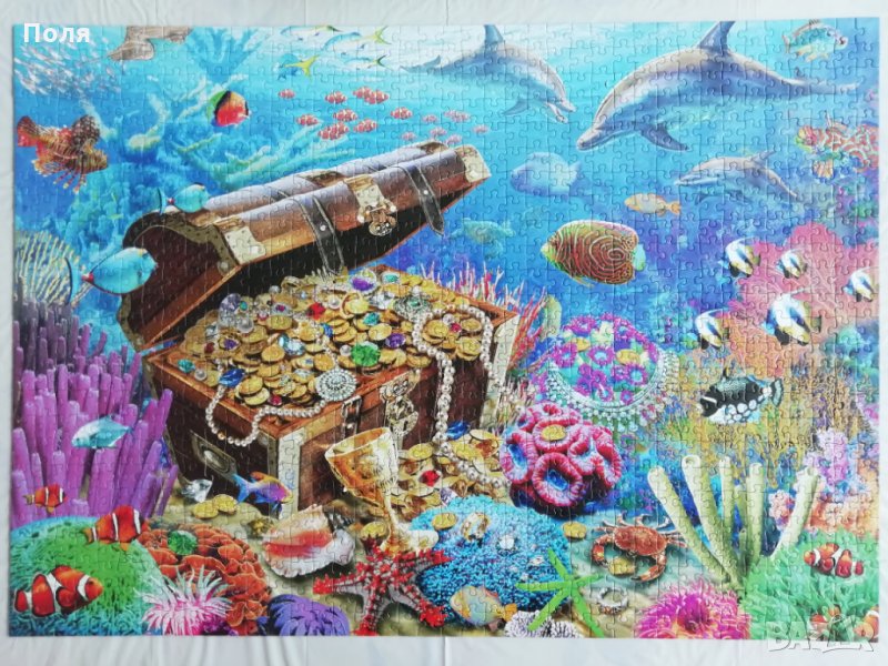 Пъзел "Подводно съкровище" 1000 части, снимка 1