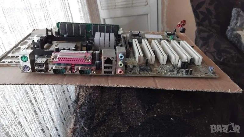 Дънна платка Asus P4PE-X TE Socket 478 CPU+FAN+RAM, снимка 1