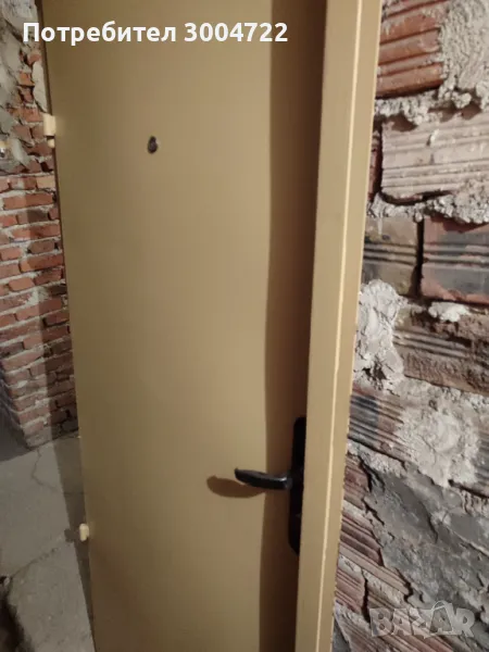 Желязна входна врата с каса, снимка 1