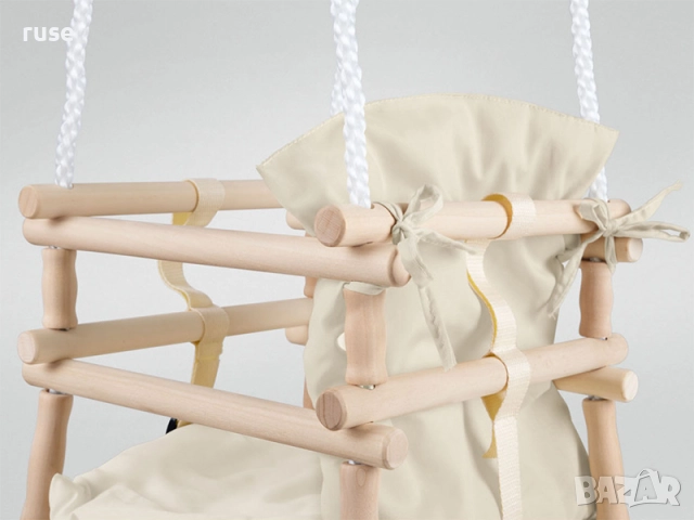 НОВИ! Дървена детска люлка , снимка 8 - Детски люлки - 51694902
