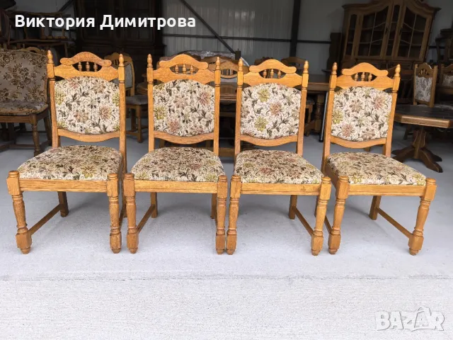 Комплект от 4 трапезни стола , снимка 1