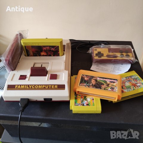 NES конзола Lehuai с 2000 вградени класически игри и опция за подкарване на дискети/касетки, снимка 5 - Други игри и конзоли - 43492098