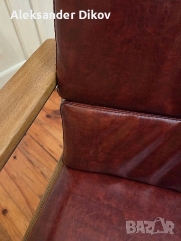 Офис Бъзнес Стол. Самоделка. Ард Деко, снимка 3 - Столове - 53401235