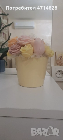 букети от соев восък , снимка 6 - Декорация за дома - 53168989