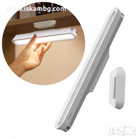 Магнитна настолна лед лампа Baseus / нощна лампа / лампа за бюро / лампа за учене - код 3736