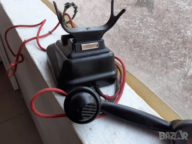 Рядък съветски руски бакелитен телефон ВЕФ - КГБ, снимка 4 - Антикварни и старинни предмети - 53443976