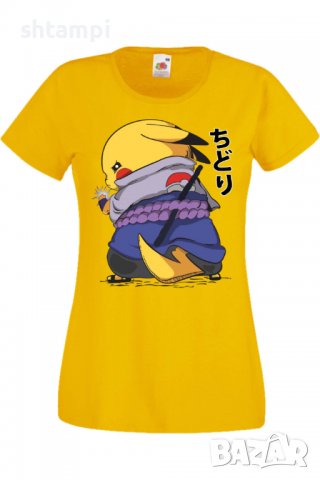 Дамска тениска Naruto Pikachu Sasuke,Анимация,игра,Празник,Повод., снимка 9 - Тениски - 37945957