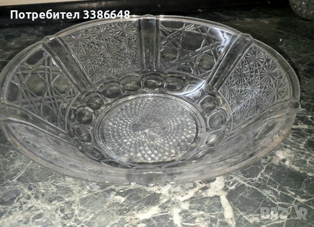 Лот  от  соца  2 кристални  фруктиери  и  2бр  кристални вази. , снимка 2 - Декорация за дома - 38398098