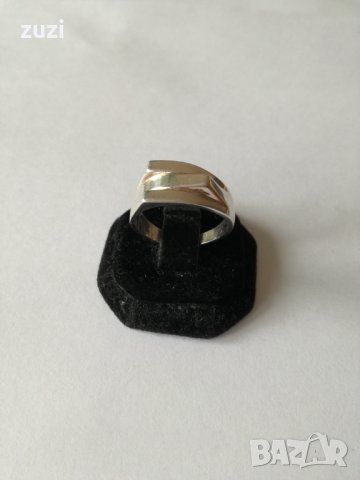 Изчистен сребърен пръстен .Сребро проба 925 ., снимка 3 - Пръстени - 38611095