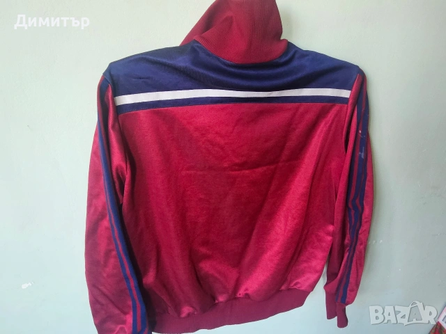 vintage Adidas горнище яке track jacket анцунг retro sport M , снимка 11 - Спортни дрехи, екипи - 53462685