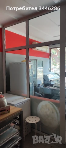 Алуминиева дограма с врати ако нова. 3,60мх2,75м. , снимка 4 - Дограми - 50780908